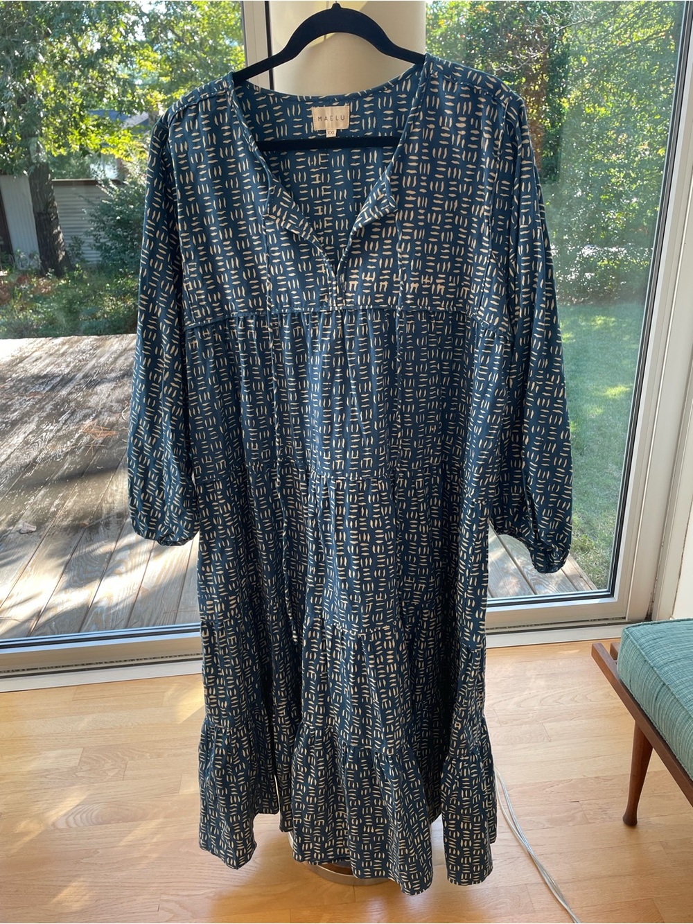 Maelu blue maxi dress
